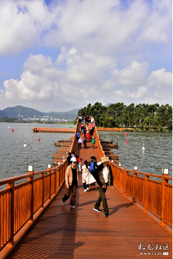 东风坝开合浮桥打个卡