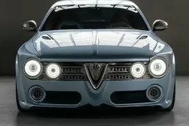 阿尔法 Giulia 复古版，全球限量 33台，这造型估计多了也卖不掉图片