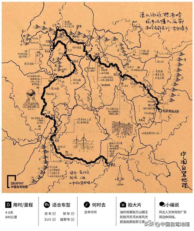 又一条宝藏级休闲短线！840公里不限车型，人少景美！