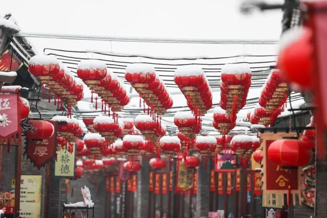 西青雪景限定！古镇换上新装扮～