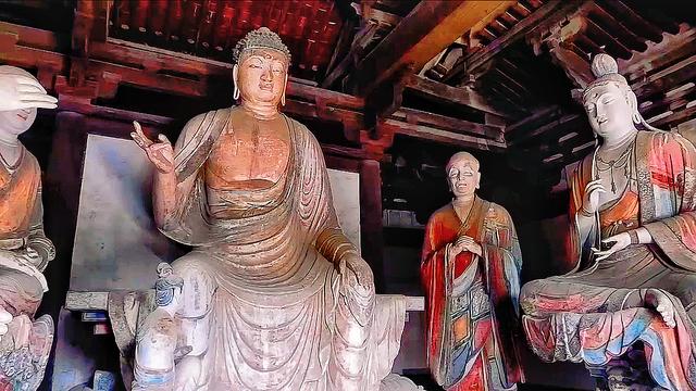 山西彩塑巡游，独一无二的孤品彩绘佛像，只有在山西还能看到