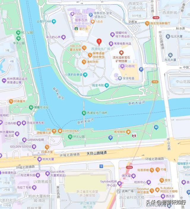 西湖文化广场离西湖有多远，千万别以为它就在西湖边上