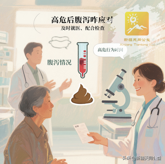 发生高危后腹泻，是感染 HIV 了吗？什么样的腹泻才算是艾滋腹泻？