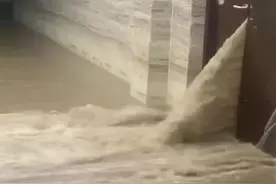 南京一小区疑因业主挖地下室 导致河水倒灌 淹进小区车库 街道办:已封堵渗水点 调查确定会追究责任图片