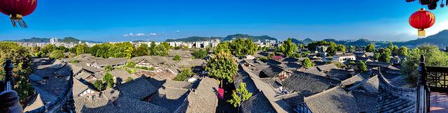 2024深秋四川行14 阆中古城2嘉陵江游船码头、华光楼、中天楼