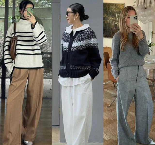 微胖也能穿出高级感！秋冬这几套阔腿裤搭配太惊艳了！