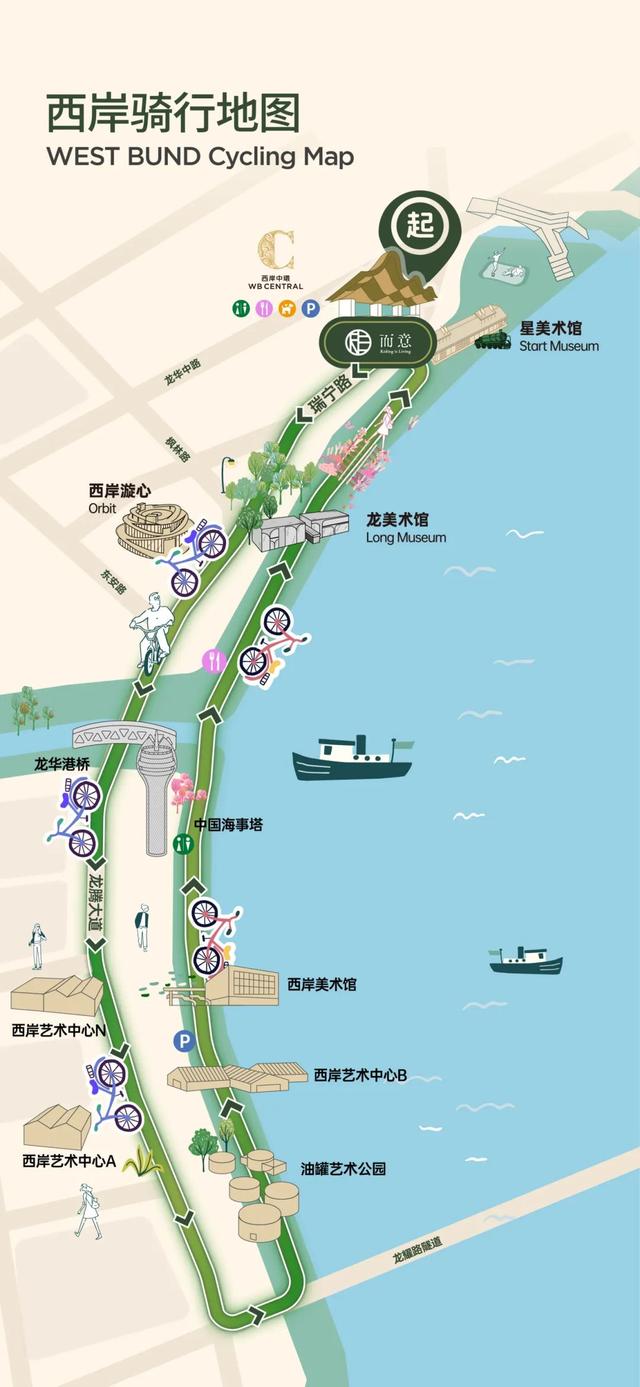 探徐汇｜骑行补水、宠物降温！徐汇滨江这个夏日补给站太贴心