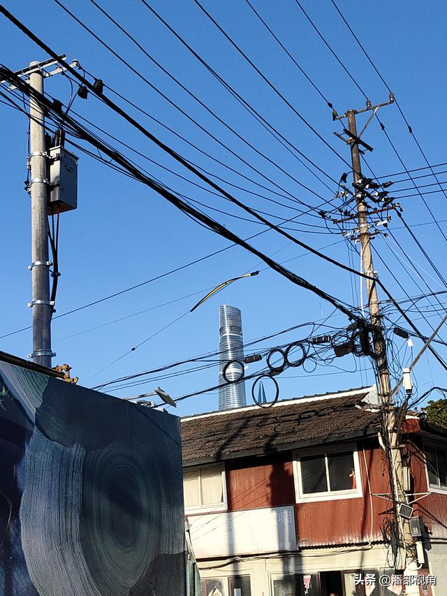 冬日暖阳里的上海街景