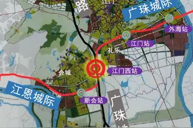 打造江门铁路枢纽！规划广州至珠海、深圳至江门城际铁路图片