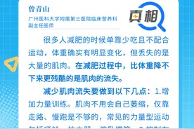 谣言粉碎机 | 减重人群减肥过程中不用在乎肌肉多少？图片