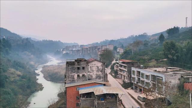 开州岳溪跳蹬场！这座百年老镇即将沉入水底