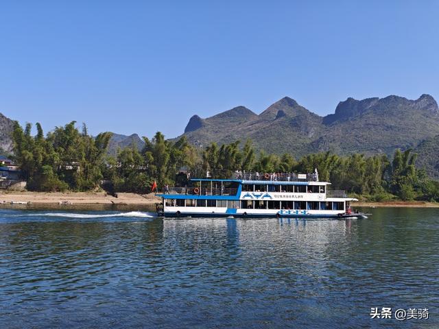 环漓江百公里骑游，赏两岸三渡山水画卷