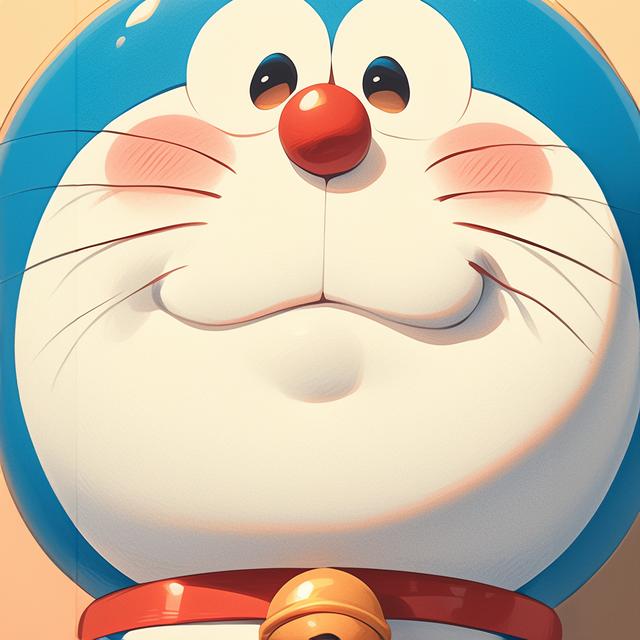快来！多啦A梦，一只拯救人类烦恼的机器猫！治愈头像
