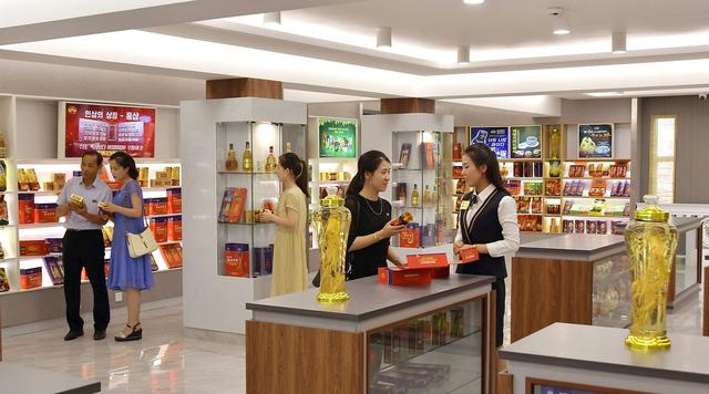 一江之隔带你看朝鲜-新建的开城高丽人参展览场