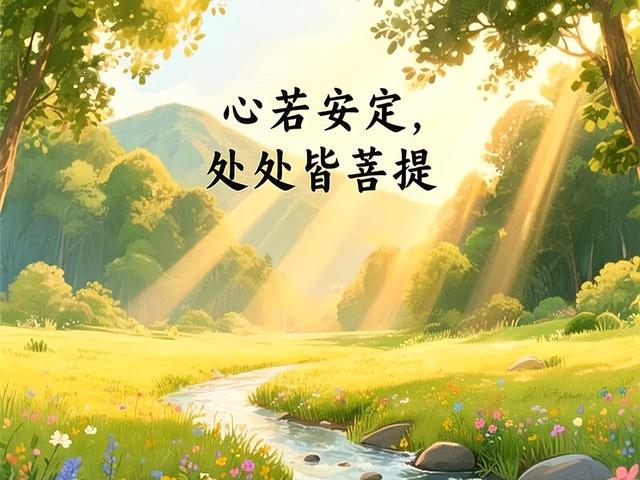 佛说：来有定数，去有命数！十六言安此心，得失皆随缘