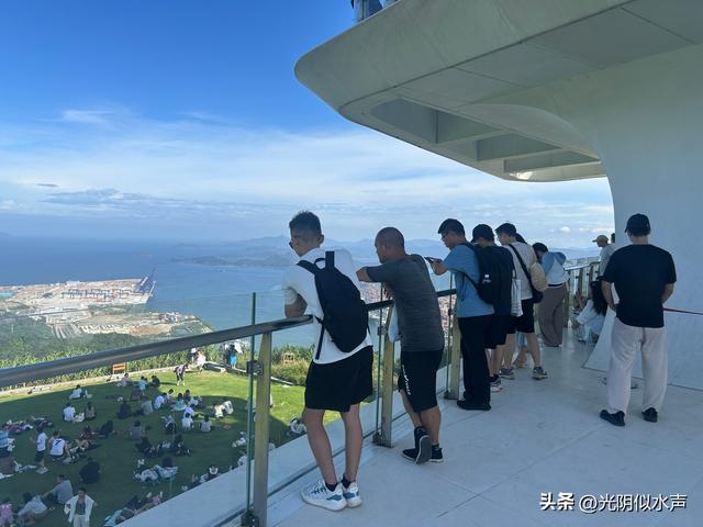深圳游记:梅沙尖和云海广场的山与海