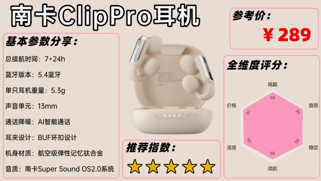 耳夹式耳机最建议买哪个？七款口碑最好的耳夹式蓝牙耳机