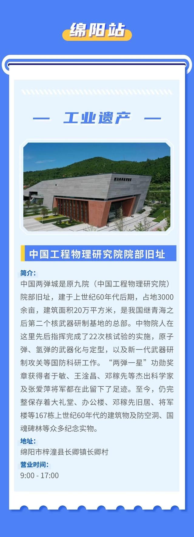 首批四川工业研学旅行点位来了!