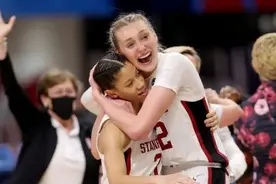 腿长一米的篮球女神，库里妹妹当选榜眼,库里说天赋比他高！图片