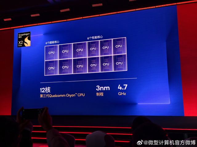 全新骁龙X2 Elite Extreme和骁龙X2 Elite发布，最高效的Windows PC处理器来了！