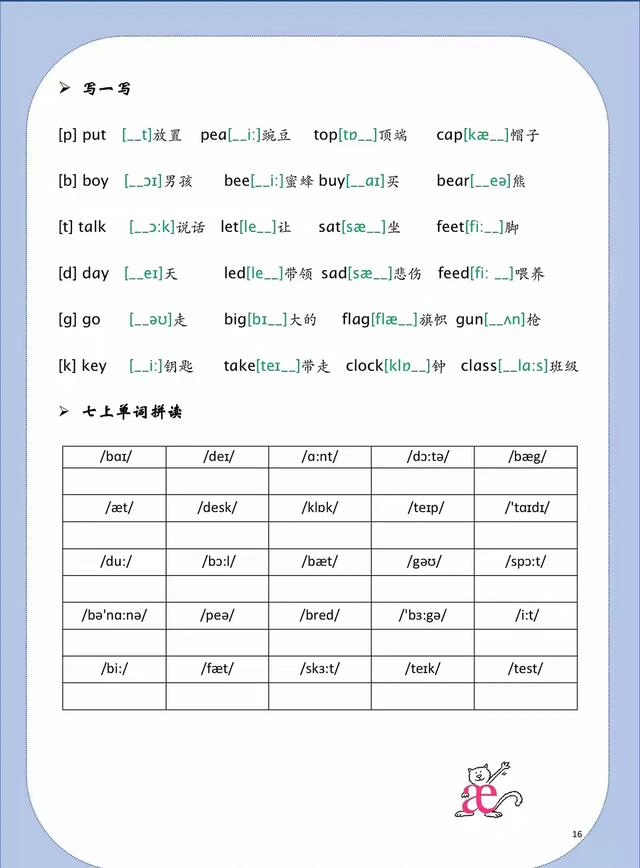 英语音标入门学习