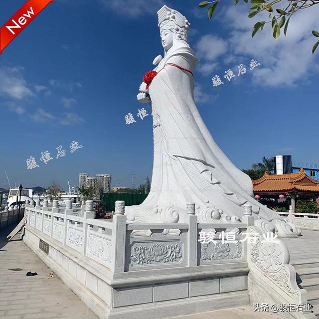 石雕人物妈祖石雕像加工制作