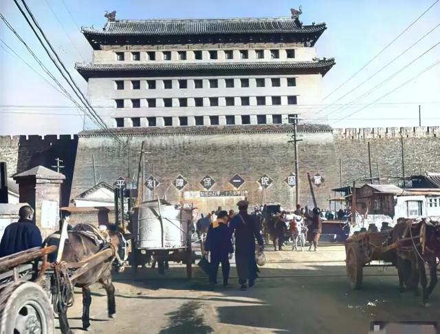 1923年，一名瑞典人来到中国，拍到了完整的北京城墙！太壮观了