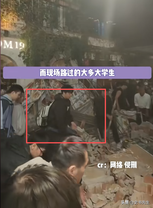 长沙潮宗街突发意外！装修墙体倒塌，四人被埋废墟，众人徒手救援