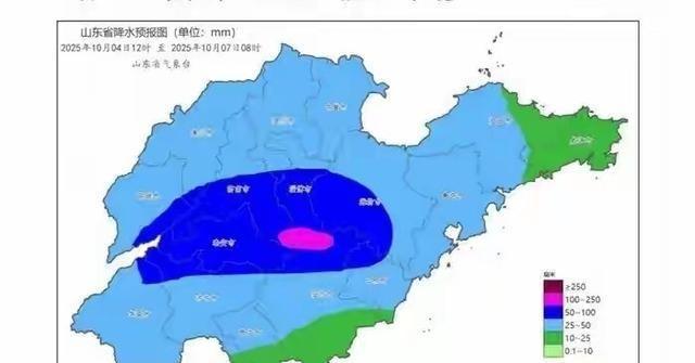 山东暴雨来袭！4号～6号连续3天大雨，具体分布如下
