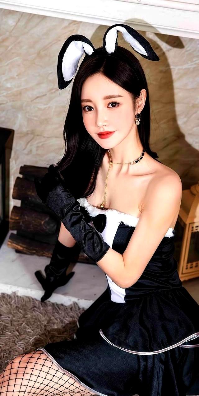 香槟兔裙孙允珠，冷艳颠覆想象