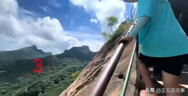 男子凤凰山坠崖续：实拍老牛背，山高路险落差700m，最窄只能独行