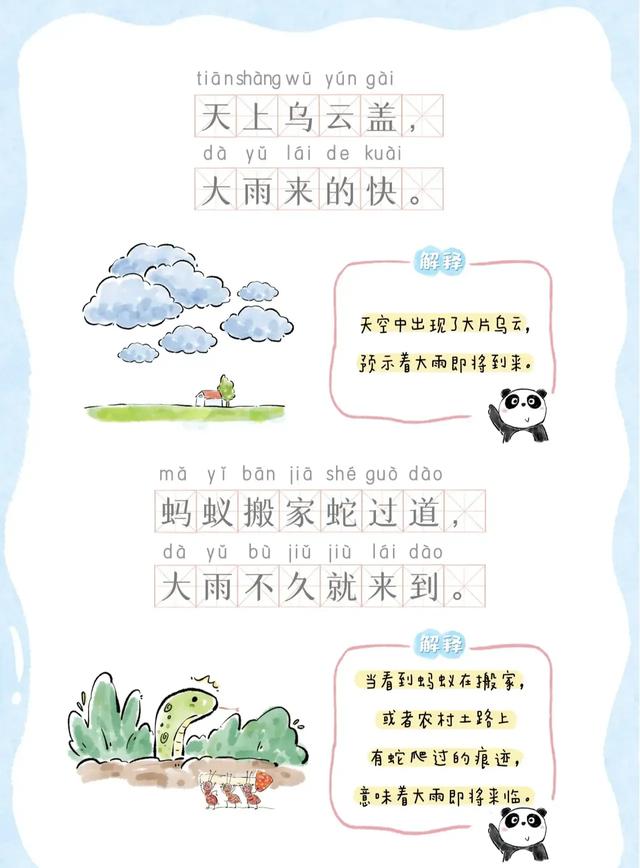 关于天气的谚语有哪些?