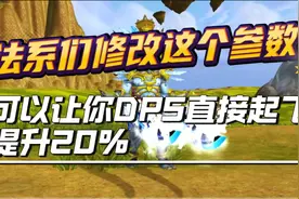 法系们修改这个参数，可以让你DPS直接起飞提升20%图片