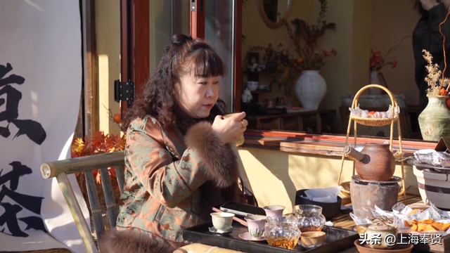 降温天寻暖好去处，奉贤李窑村特色茶舍成市民新宠