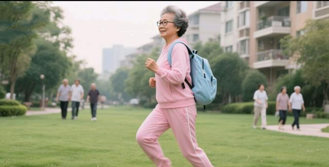 中老年朋友们动起来慢跑是专属你的“健康法宝”_2191