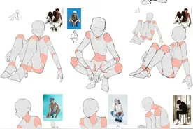 人体动态体块高赞合集，掌握人体动态速写分分钟拿捏作者图片