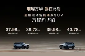 重新定义高端硬派SUV，方程豹豹8交出智能答卷图片