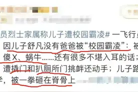 闹大了！烈士遗孤惨遭校园霸凌，对方父母无动于衷，妈妈绝望求助图片