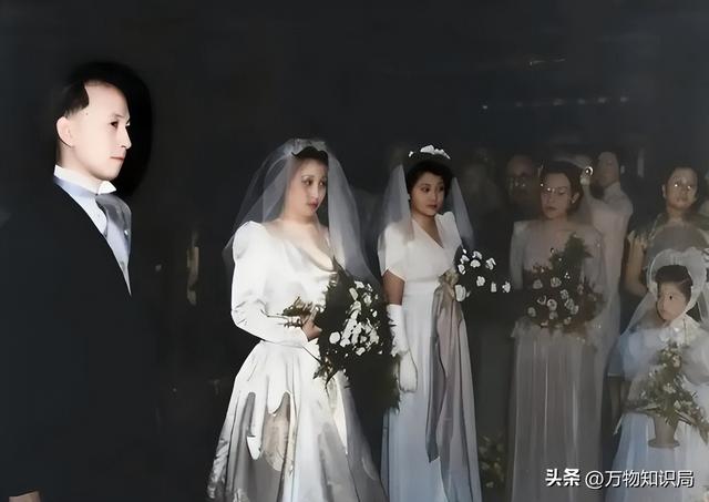 1960年，钱学森夫妇与郭永怀一家颐和园留影，两位夫人都才貌俱全