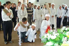 丧服“孝带”怎么系怎么戴有讲究吗？礼俗上有什么规定？图片