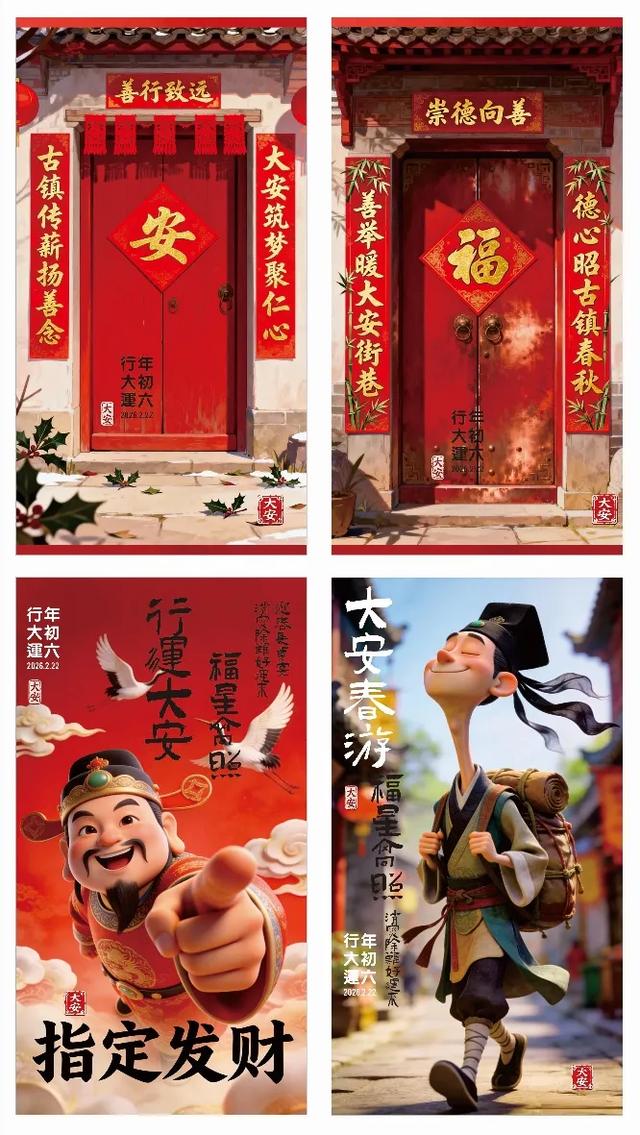 年初六,到大安古镇品年俗、尝年味!一起参加春游、长桌宴、打卡老街古巷......