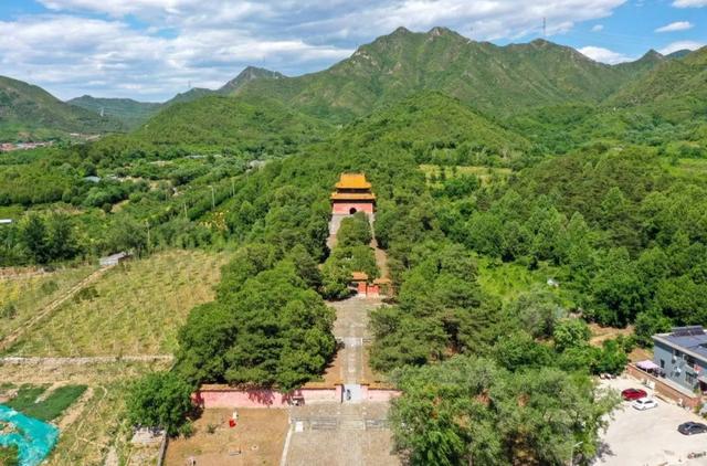 明十三陵航拍图