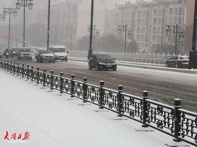 雪落平城!一场“认真的初雪”,给大同裹上冬日白纱~