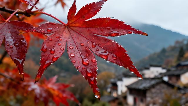 丹枫醉染千嶂赤，溪山岁稔入画来 —— 浙江宁波四明山秋韵漫笔