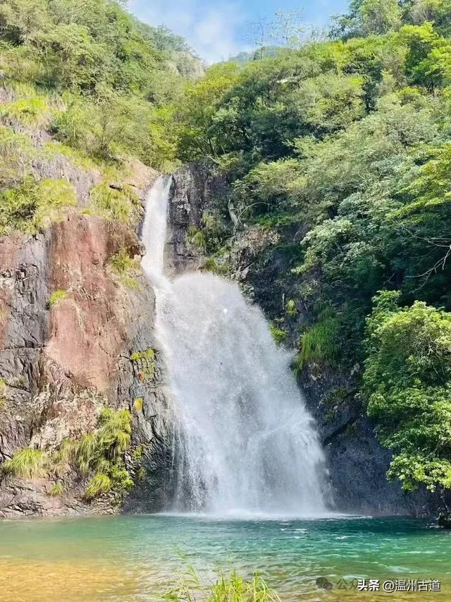温州高山峡谷隐藏的小众秘境,驴友的瀑降宝藏地!雨后风光绝佳!