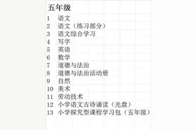上海某公办学校五年级下学费图片