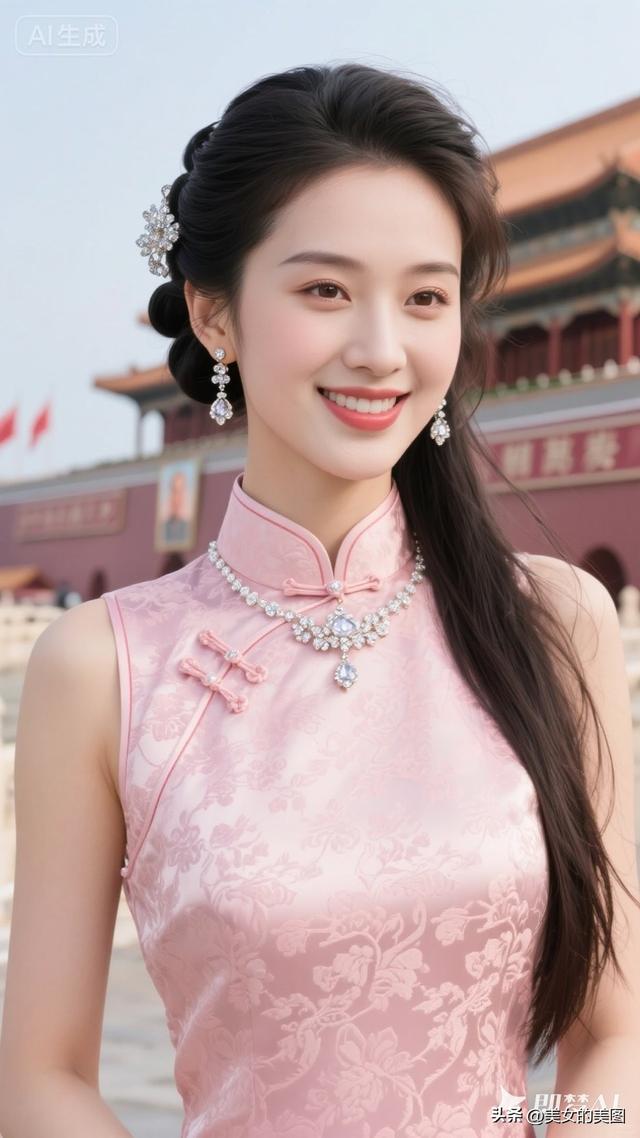 天安门旗袍女人风采