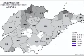 最大积雪9厘米，昨天山东这里下的最大，今明天“雪窝子”仍有强降雪！图片