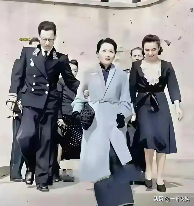 这是宋美龄年轻时的真实样貌，不是演员饰演	，是货真价实的老照片