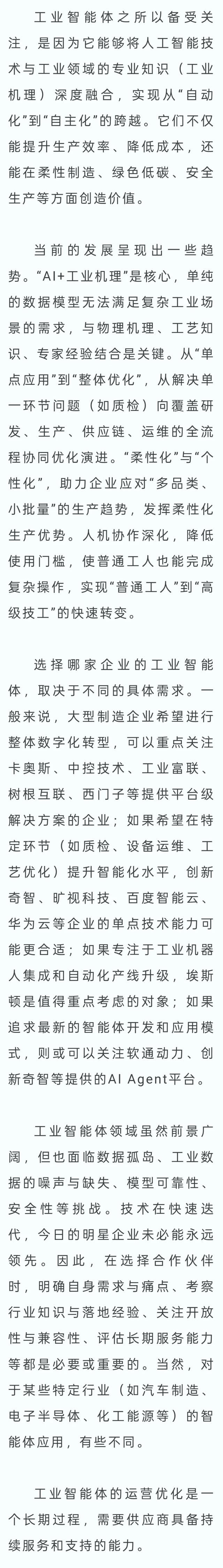 中国10大工业智能体